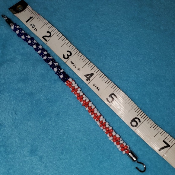 Japanese beaded kumihimo bracelet - Picture 2 of 2